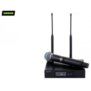 2 x Shure QLXD/Beta 58 + spliter, 2 x antena UA874