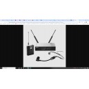 Shure QLXD - bodypack + mikrofon nagłowny SM35