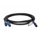 Kabel Hybryda Powercon-DMX 2m