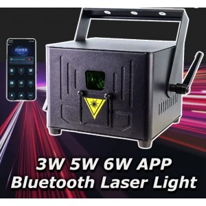 Laser Bluetooth 6W RGB - własne wzory